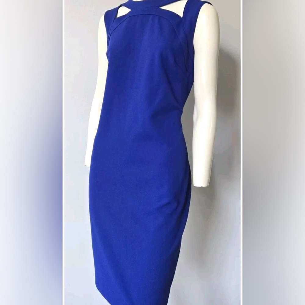 Calvin Klein Women’s Cobalt Blue Cutout Sheath Dress Sz 8